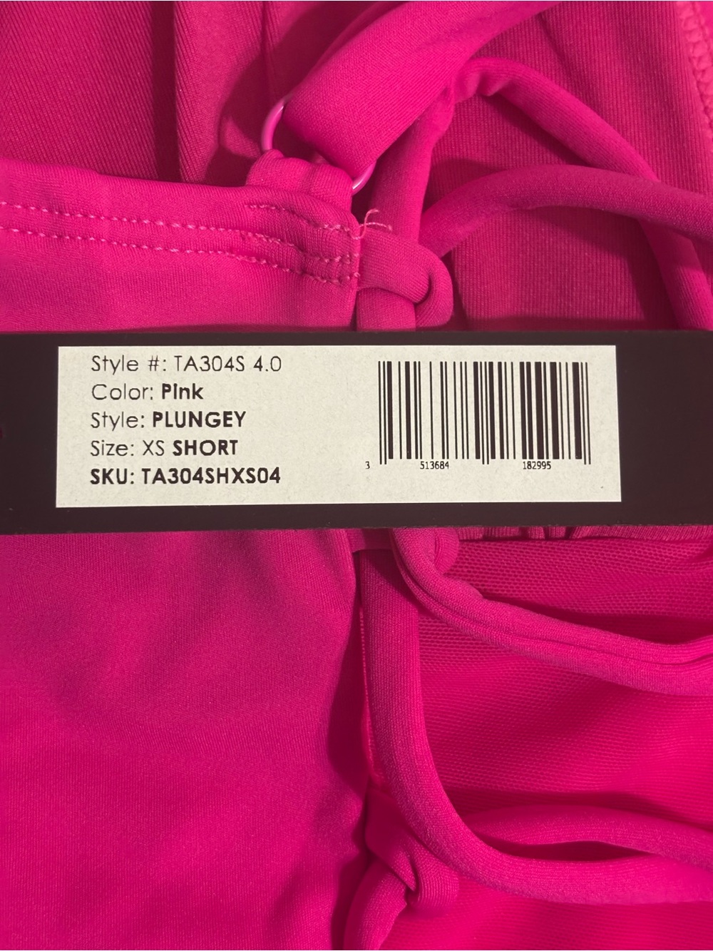 BNWT TA3 Plungey Shape Wear One Piece Swimsuit XS Short - Picture 3 of 3